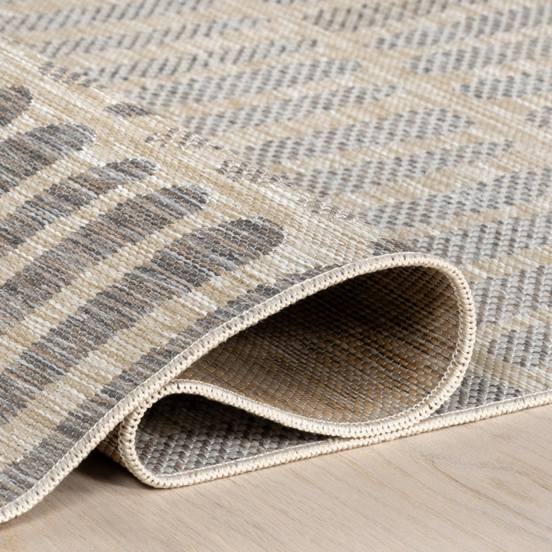 Briseis Geometric Indoor/Outdoor Area Rug, Rectangle 63" x 90"