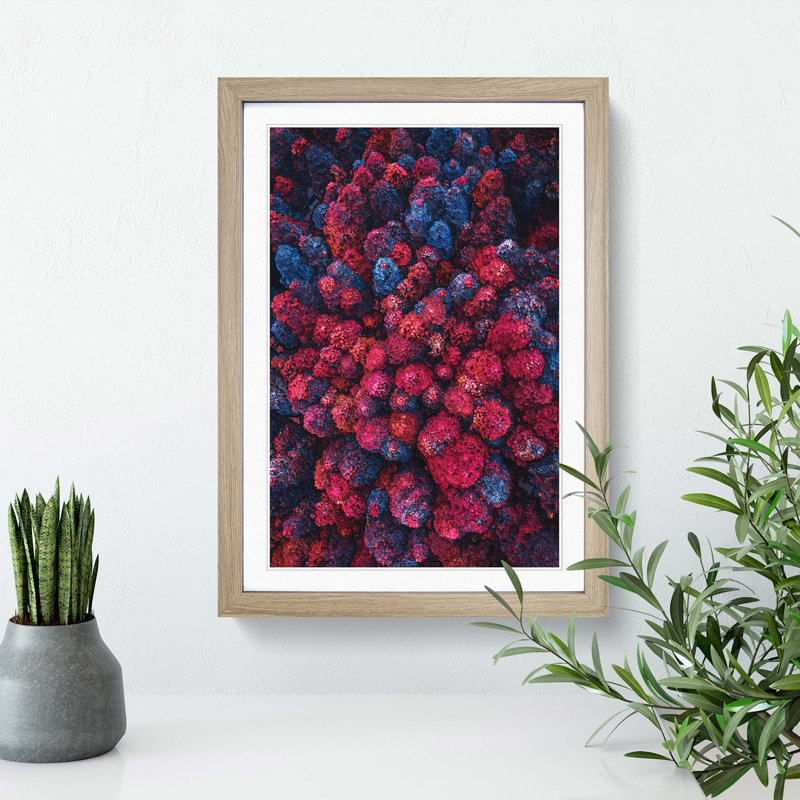 Imaginary Forest - Framed Print, 48cm H x 36cm W x 2cm D, Oak Framed