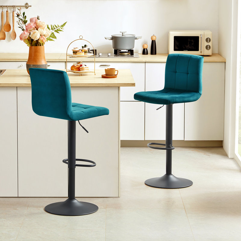 Paynter Swivel Adjustable Height Stool, Atrovirens
