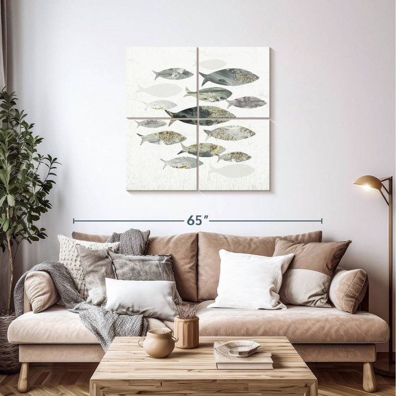 Brampt Gone Fishing I, 38" H x 38" W