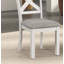 Mobilier de salle à manger rustique en chêne blanc 2 pièces Farmhouse