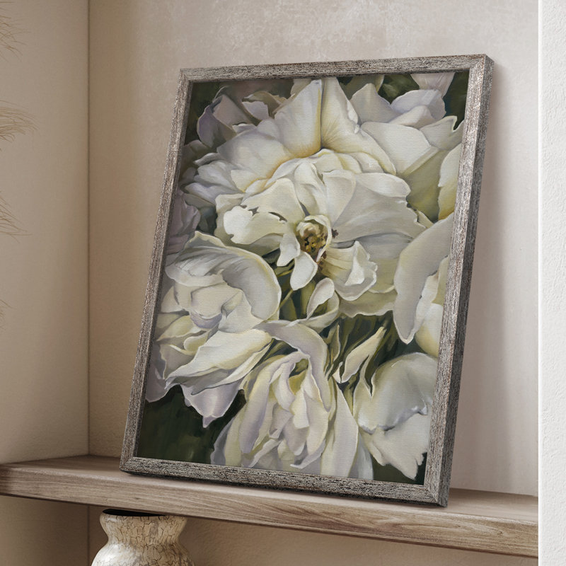 FOR FOR ROSES, reproduction encadrée - bois massif, H 30 po x l 24 po