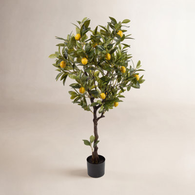 47'' Faux Lemon Tree in Pot