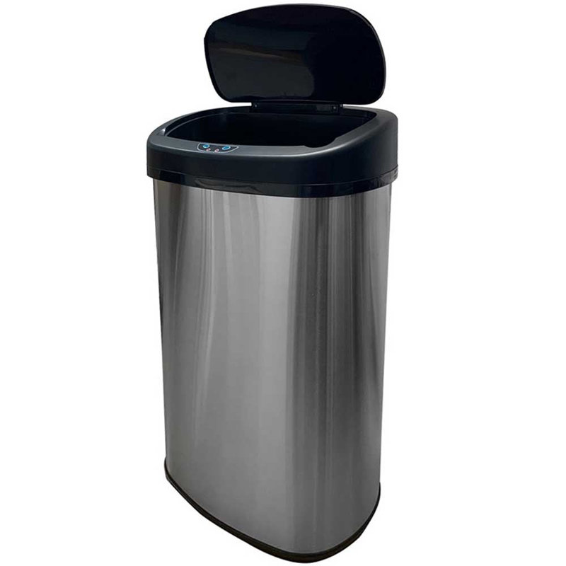Hallum Steel Kitchen Trash Can - 58L