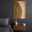 «Agate Geode II Plum» par Wild Apple, art mural en métal doré, 16 po x 24 po-285848444