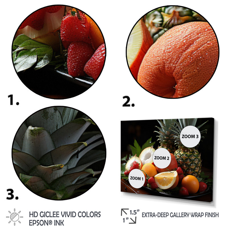 Hawaii Tropical Delights I - impression, H 16 po x l 32 po x P 1 po, Cadre flottant noir