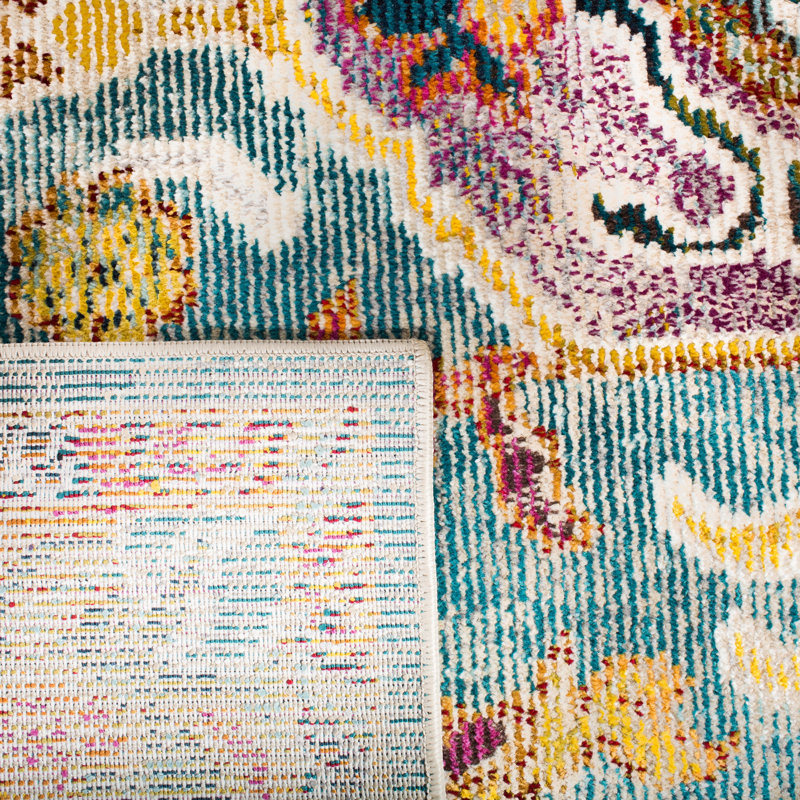Mashburn Oriental Area Rug, Square 213cm