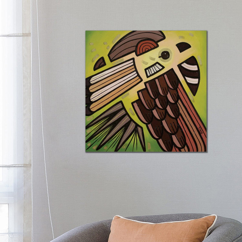 Backyard Birds House Sparrow by Yue Zeng - Gallery-Wrapped Canvas Giclée on Canvas, Wrapped Canvas