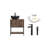 30'' Free-Standing Farmhouse Single Bathroom Vanity With Sink-1284351989