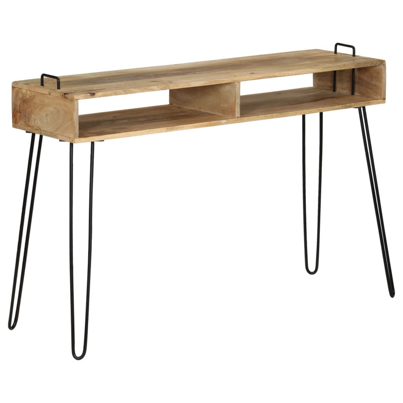 Console Table Solid Mango Wood 45.3"x13.8"x29.9"