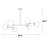 Sospira Sputnik Modern Linear Chandelier-1415600150