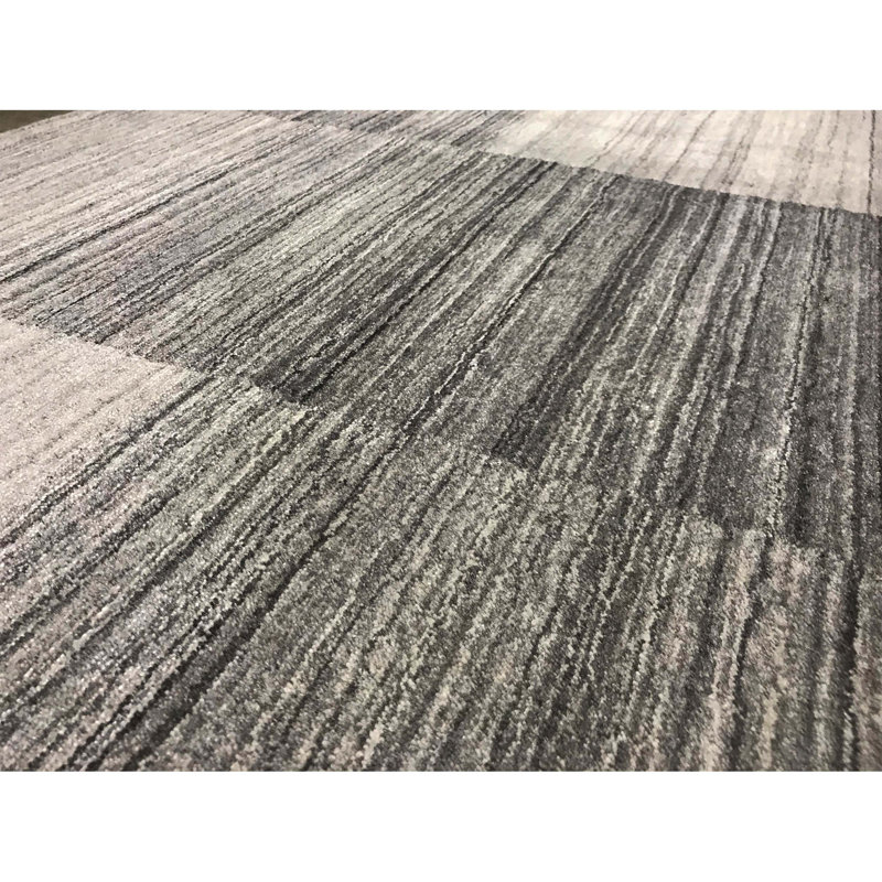 Tapis beige noué à la main de haute qualité