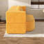 Canapés pliants compacts, matelas en mousse, design moderne pour petits espaces, jaune