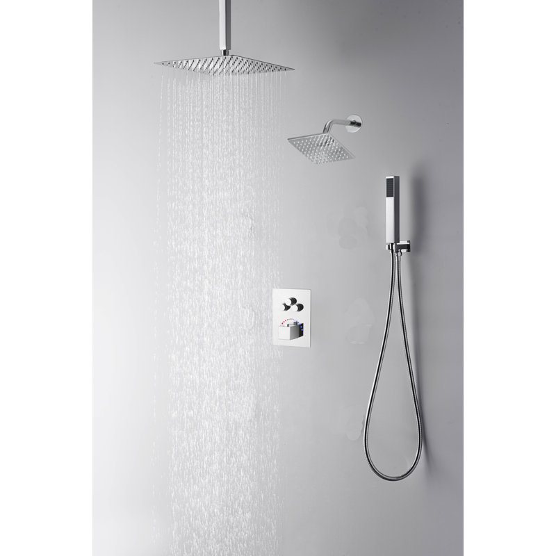 All-In-One Kit with Rough in-Valve, Chrome