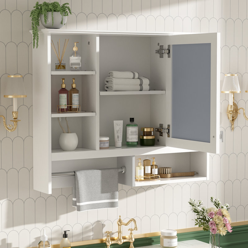 Armoire de toilette murale blanche moderne