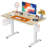 Adjustable Electric Standing Desk With Stable Steel Frame, Quiet Motor, Memory Height Control-577001457-577001464