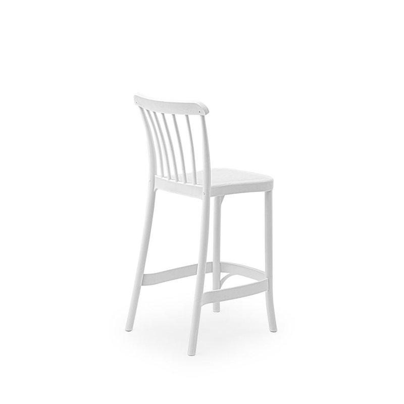 Loesch Counter Stool, White