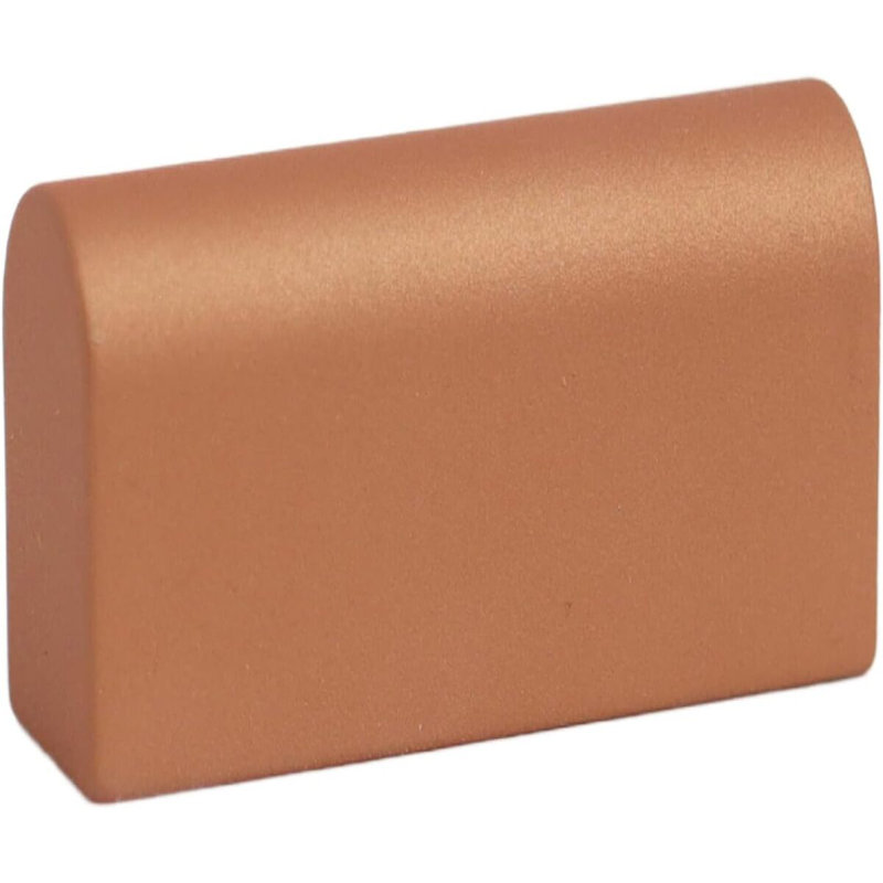 2" Length Geometric Knob, Copper (Brown)