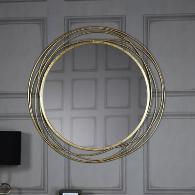Lyons Metal Wall Mirror