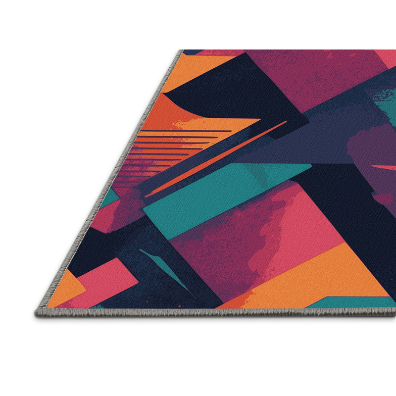 Radiant Layers Rug, Square 5'