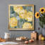 Yellow Mums - Peinture sur toile encadrée-1132009947-1132009941