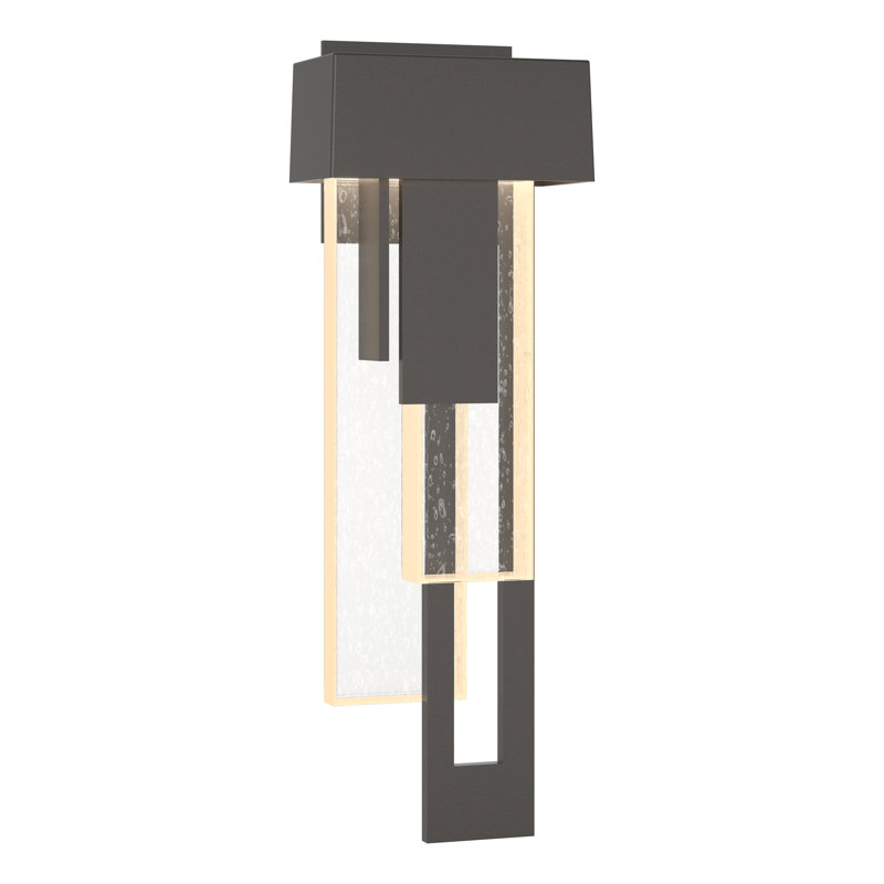 Rainfall Outdoor Flush Mount, Right, Coastal Oil Rubbed Bronze, 18.9" H x 6.6" W x 4" D