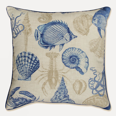  Indoor/Outdoor Reversible Throw Pillow
