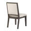 Chaise d'appoint rembourrée beige Zaedin