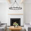 Moomal 16 - Light Large Candle Style Dimmable Wagon Wheel Chandelier