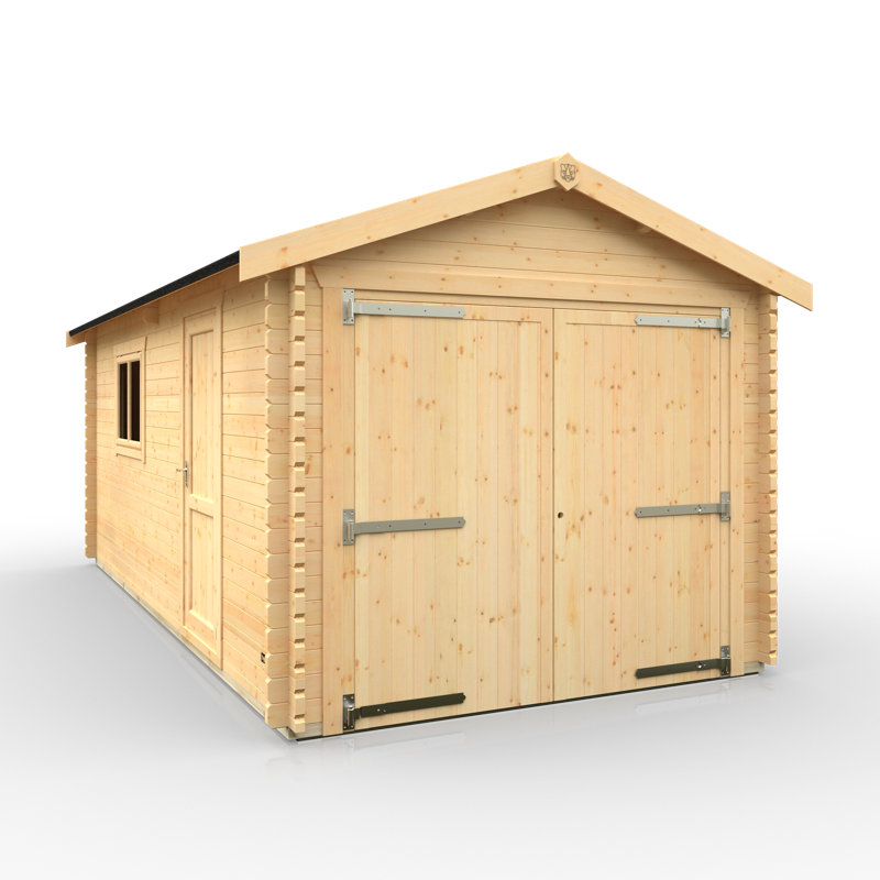 The Malayan Garage Tongue & Groove Log Cabin 20x10w