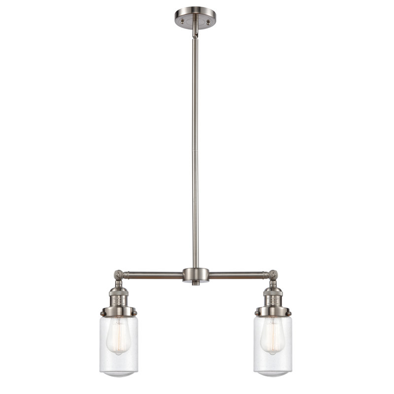 Saroyan 2 - Light Kitchen Island Pendant, Seedy, Brushed Satin Nickel