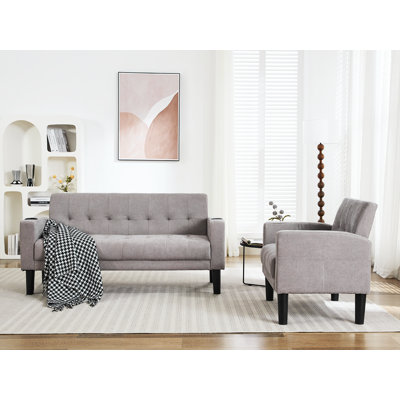 Kwame 2 Piece Living Room Set by Hokku Designs