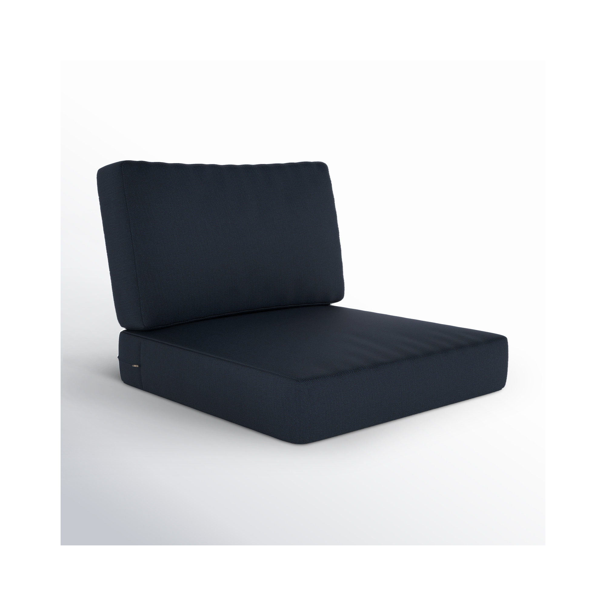 Outdoor Sunbrella Seat/Back Cushion, Canvas Navy Sunbrella® Canvas