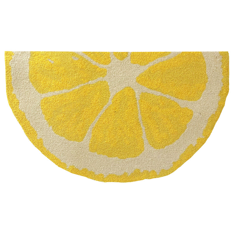 Tranche de citron_25996, Demi-cercle 2 pi 5 po x 4 pi 2 po