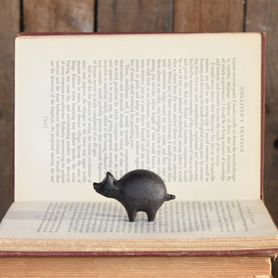 Erler Cast Iron Pig Figurine