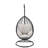 Simona Fabric & Wicker Hanging Chair-663505592-663505593