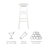 Bernistine Solid Wood Counter/Bar Stool-71099990-41425136
