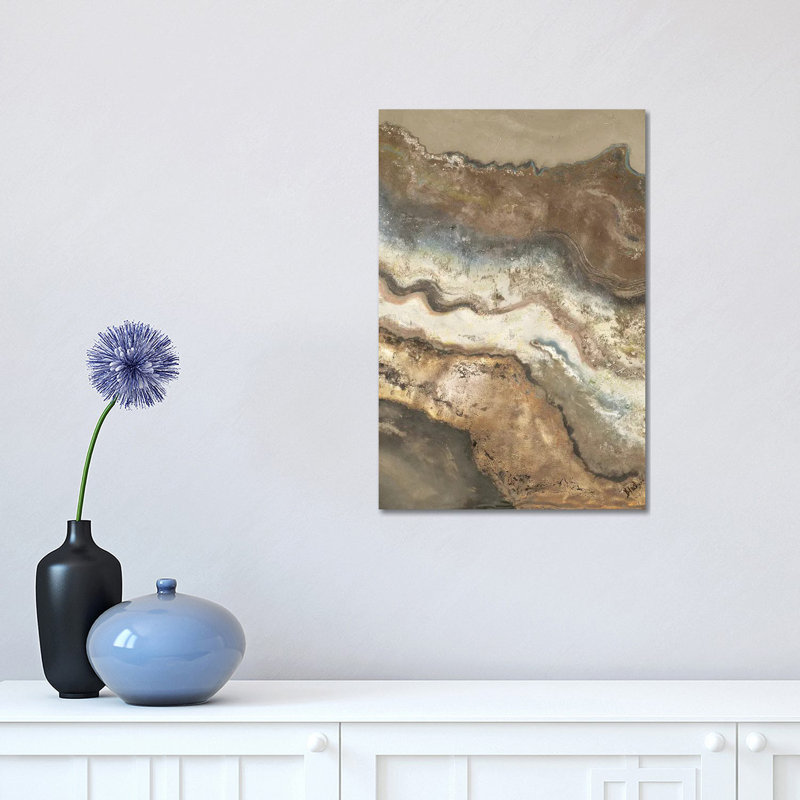 "Lava Flow panel I" par Patricia Pinto, reproduction d’art, Pas de tapis, Toile tendue, H 18 po x l 12 po x 1,5 po