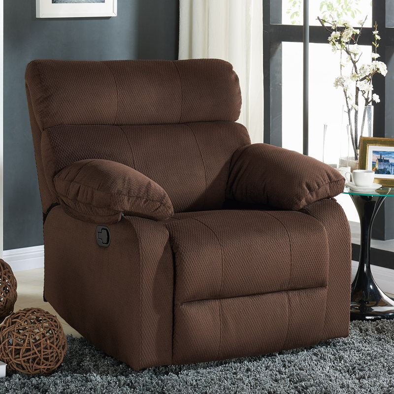 Fauteuil inclinable manuel Erma, Brun