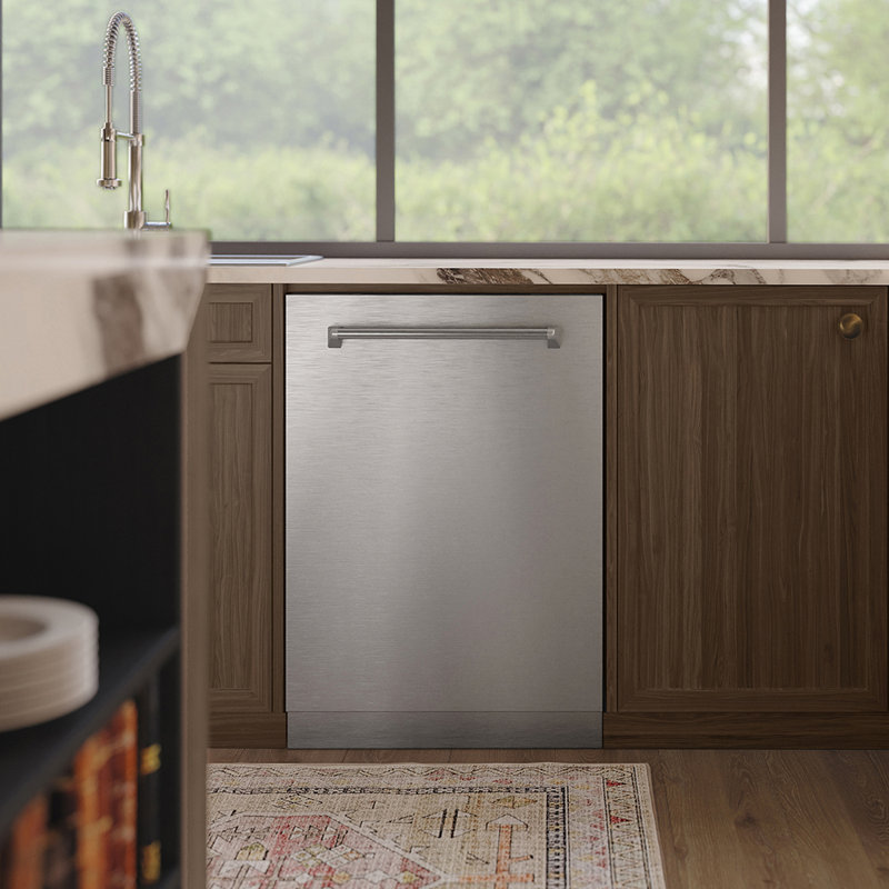 24" Monument Series 3rd Rack Top Touch Control Dishwasher with Stainless Steel Tub, Oil Rubbed Bronze