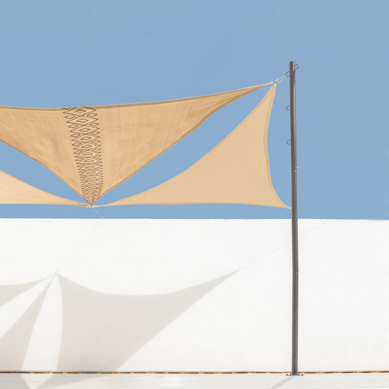 Holtby 0.45m x 0.45m Tubular Shade Sail, Black