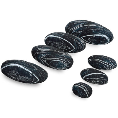 7 pièces de coussins décoratifs en fausse pierre