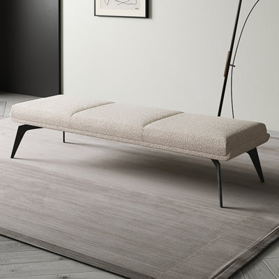 Mirzeta Polyester Blend Upholstered Bench