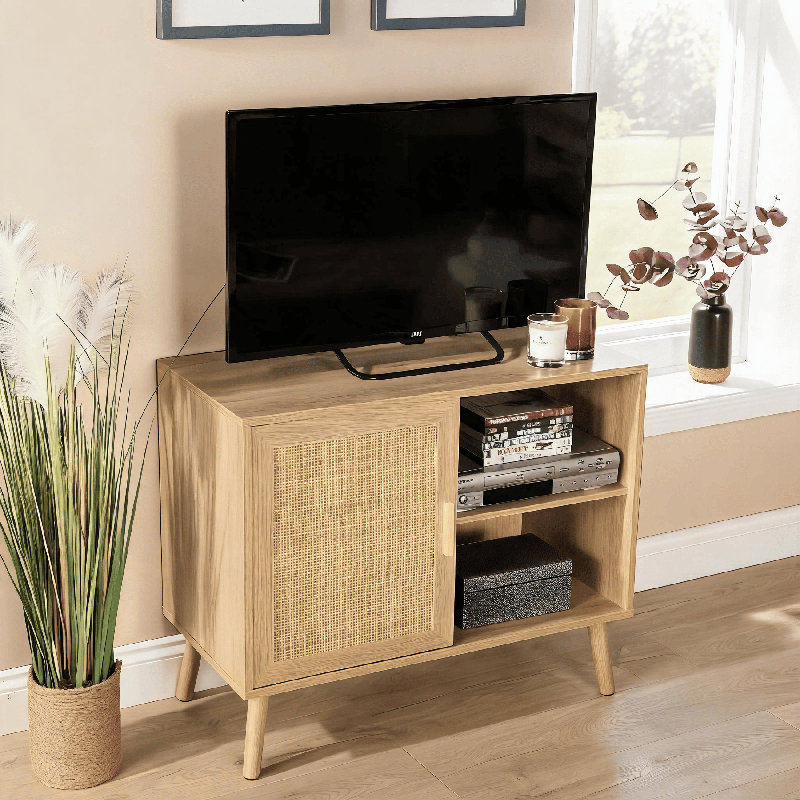 Anelise 80cm Rattan Door Sideboard Cabinet
