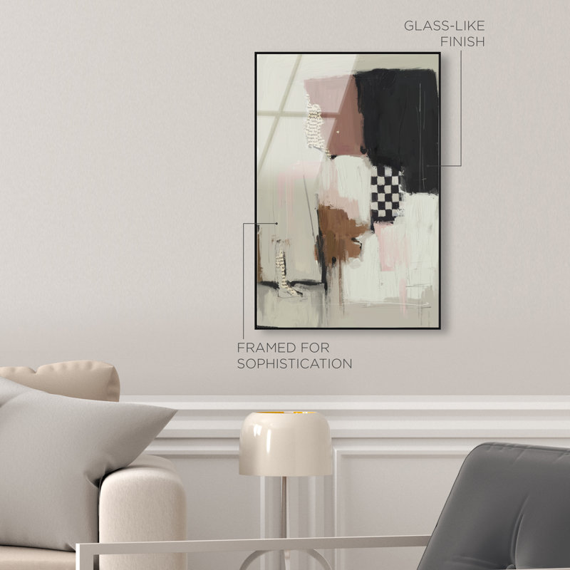 Longing High-Gloss Frameless Acrylic Glass Wall Art Abstract Print by Oliver Gal, Ready to Hang, 10 x 15, 31"H x 46"W