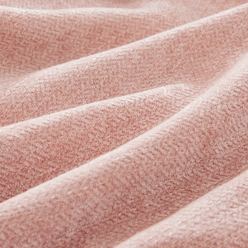 Élégant canapé modulaire rose avec chenille de haute qualité, coussin et coussins décoratifs en nuage faciles à installer, courbée ergonomique, pour divers espaces de vie
