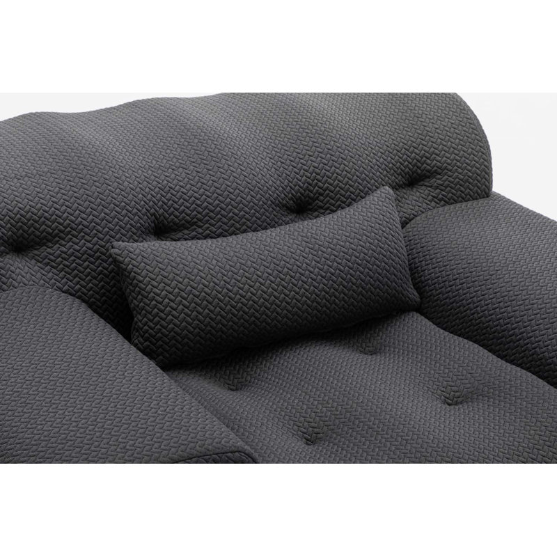 Hallsville 43,3 de large, Tissu gris