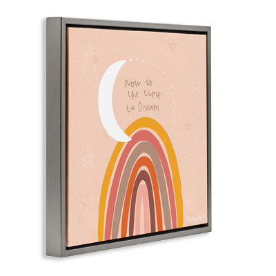 Cadre flottant Now Is The Time To Dream, design par Mandy Ford Art + Illustration