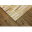 Tapis zone beige fait main Petillo