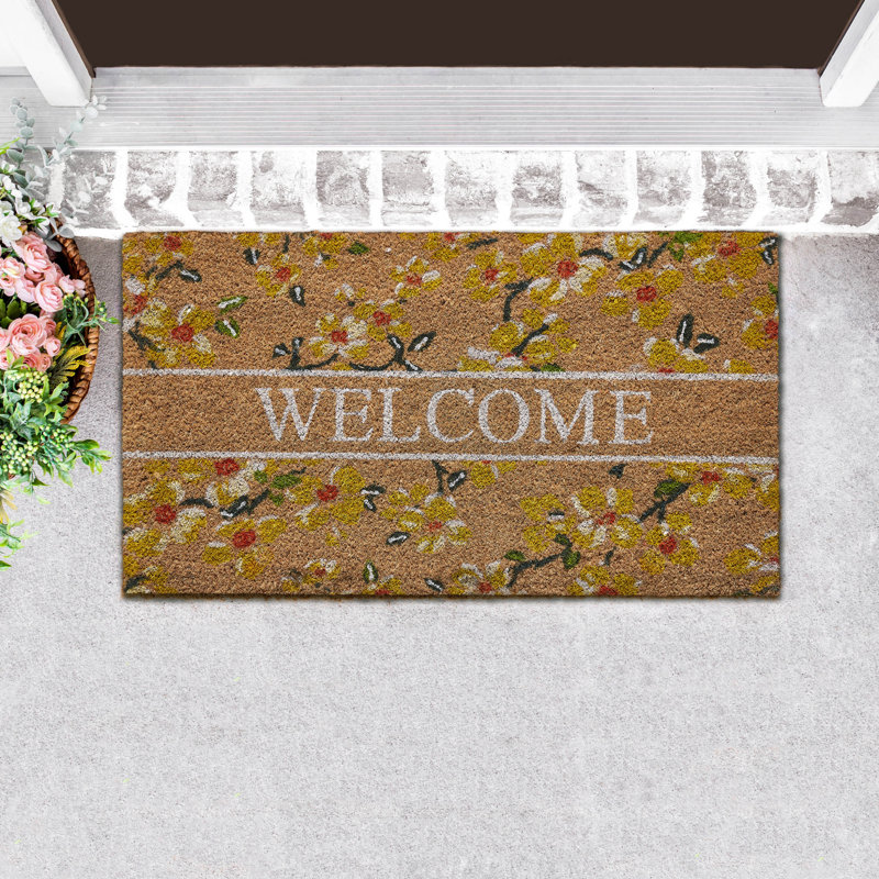 Laura Ashley Doormats Coir, Sunshine
